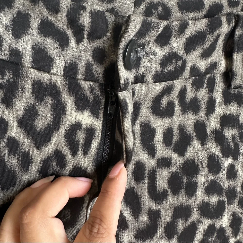 Cabi Jungle Trousers Sz 4 Leopard‎ Print 3393